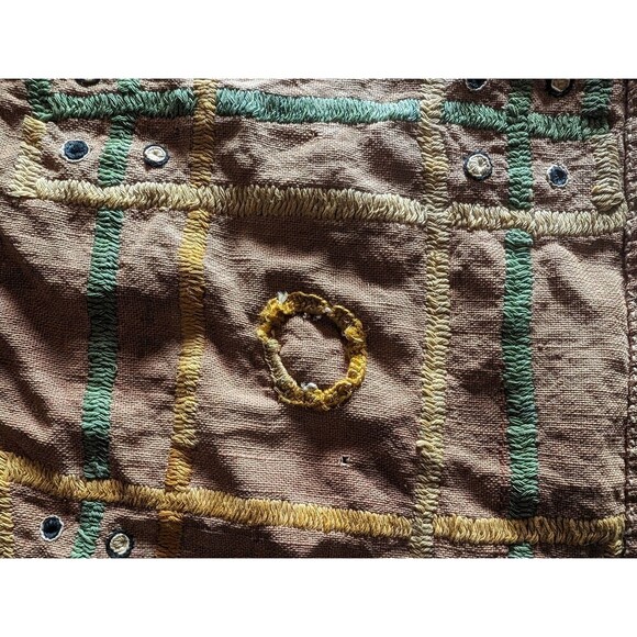 Vintage Banjara Gala, India Tribal Textile Folk Art Piece - Picture 9 of 10